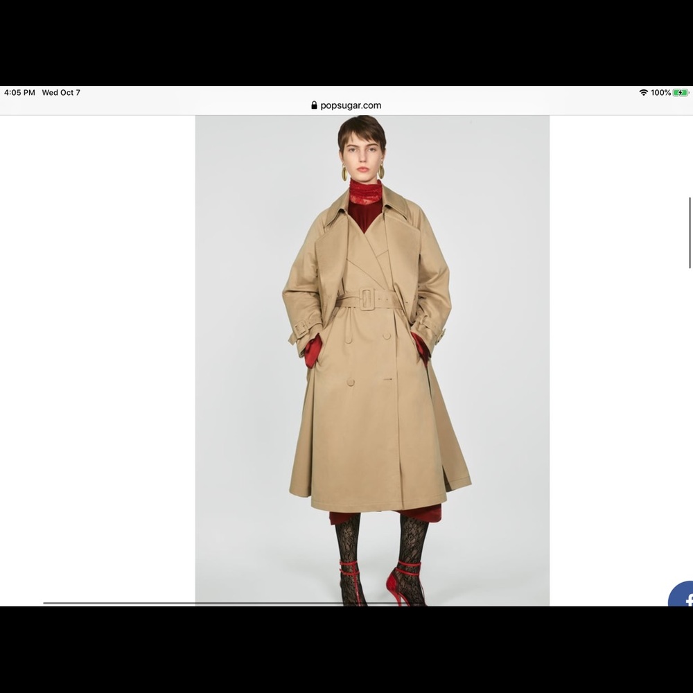 Zara Double Trench Coat